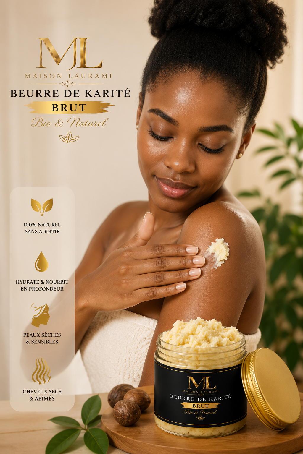 BEURRE DE KARITÉ BRUT